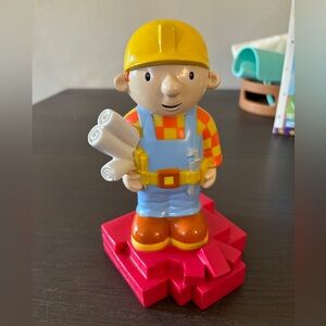 Vintage 2000s Y2K Bob The Builder Flashlight Figurine NOT WORKING
